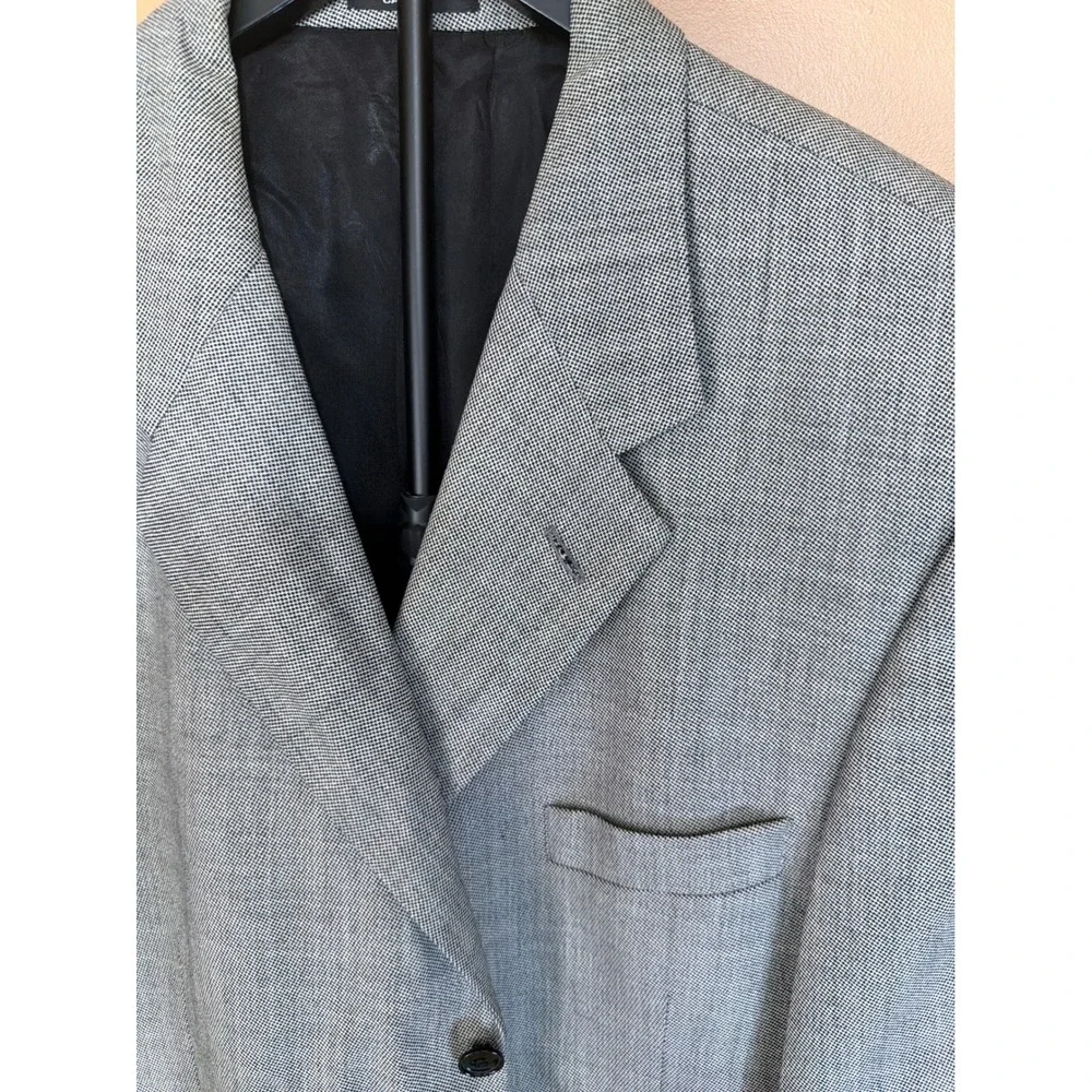 Paragon Clothing Ltd Mens 100% Wool 3-Button Blazer Grey Sport Coat 44T38 Canada